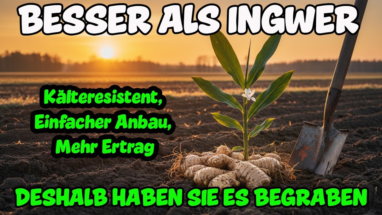 Besser als Ingwer. Frostresistent, hoher Ertrag, einfach anzubauen Warum sie es begraben haben