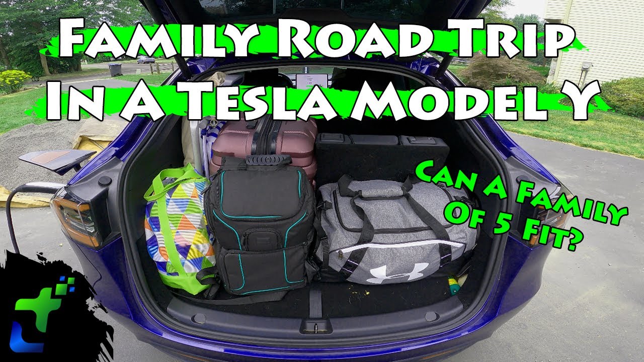 Family Road Trip In A 2021 Tesla Model Y 7 Seater // Down The East Coast // Can We Fit???