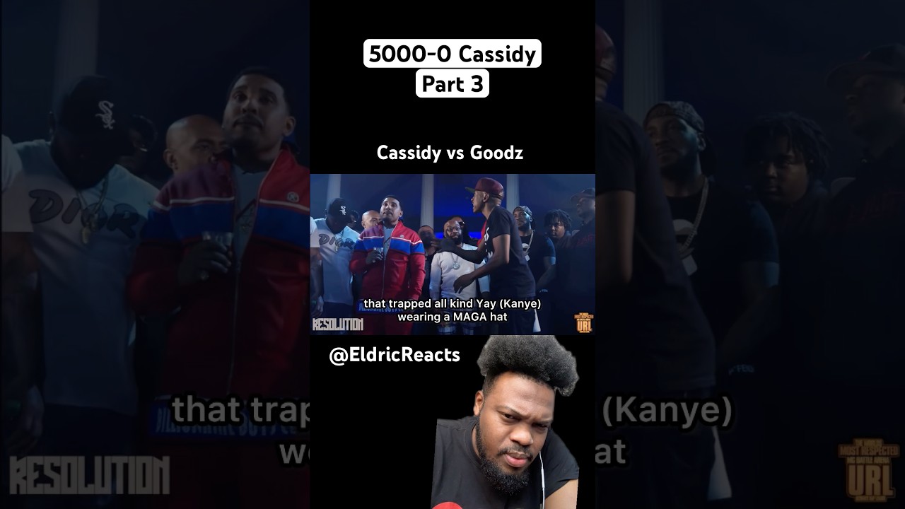 Cassidy&rsquo;s MAGA Hat Bar Was INSANE! #shorts #cassidy #battlerap