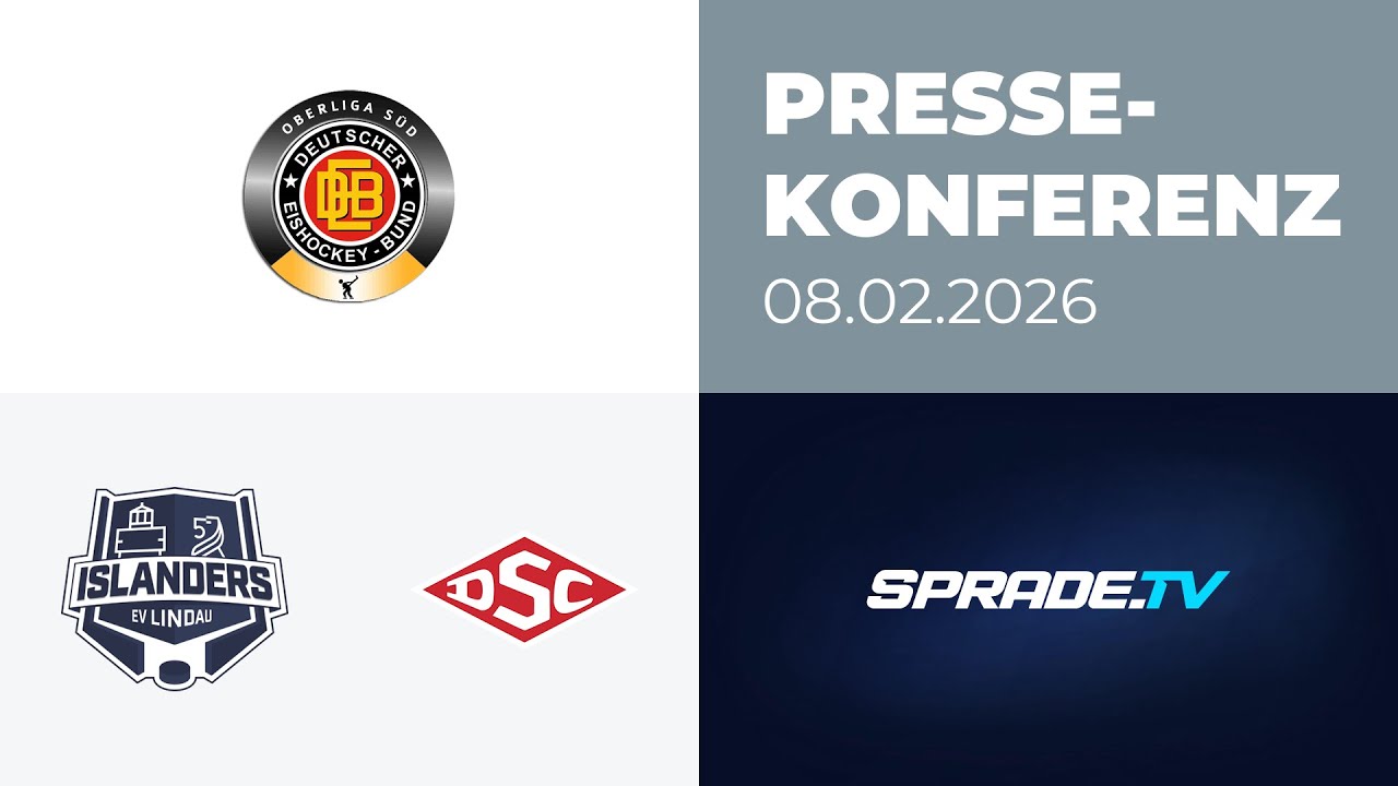 08.02.2026 - Pressekonferenz - EV Lindau Islanders vs. Deggendorfer SC