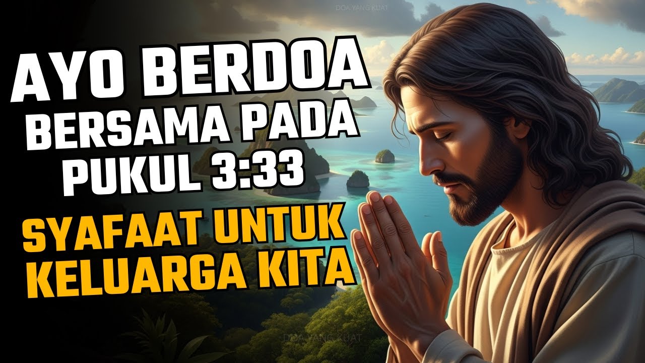 DOA SYAFAAT JAM 3:33 - BERDOA BERSAMA UNTUK KELUARGA