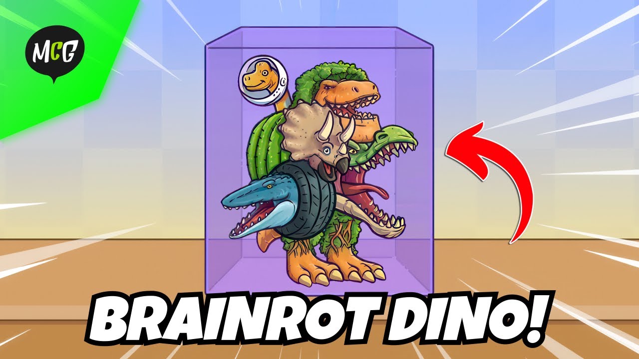 Brainrot Jadi DINOSAURUS! - Merge Fellas Update #mergefellas