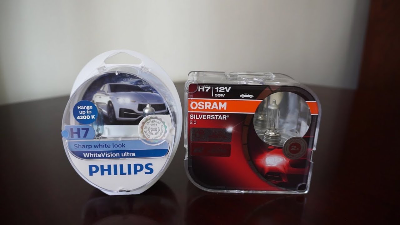 Philips WhiteVision Ultra vs OSRAM Silverstar 2.0