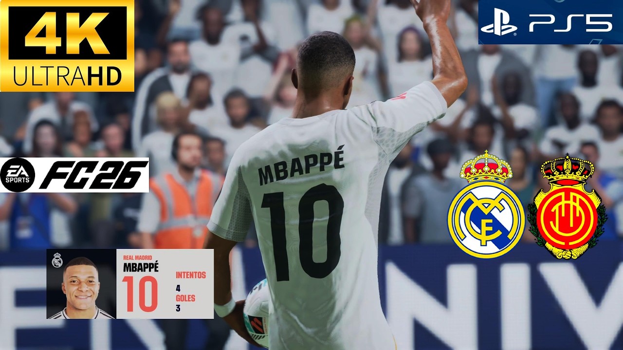 FC 26 - REAL MADRID VS RCD MALLORCA - AUTHENTIC GAMEPLAY - LA LIGA 2026 - ESTADIO SANTIAGO BERNABÉU