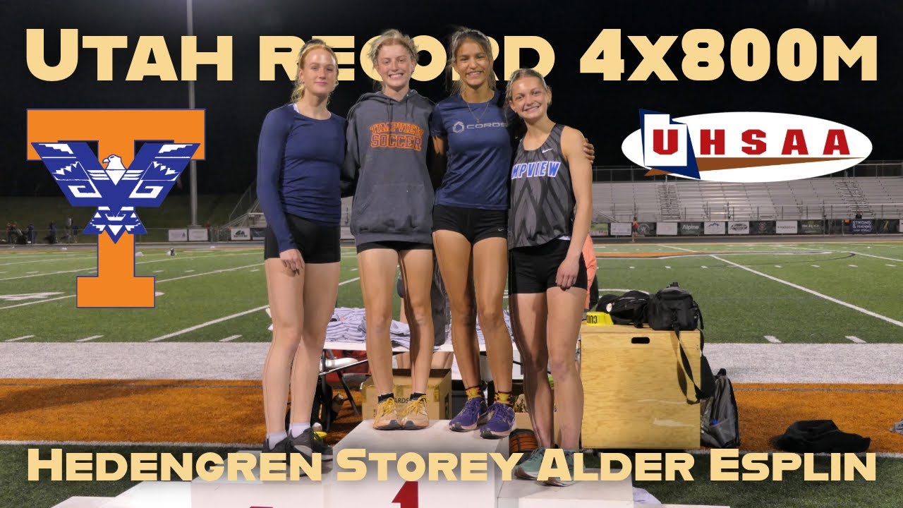 UHSAA Girls 4x800m Record