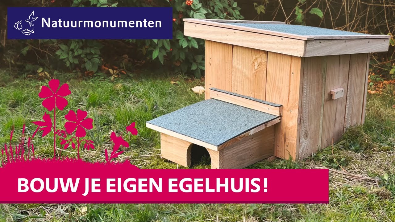 Red de egel | Bouw je eigen DIY egelhuis!