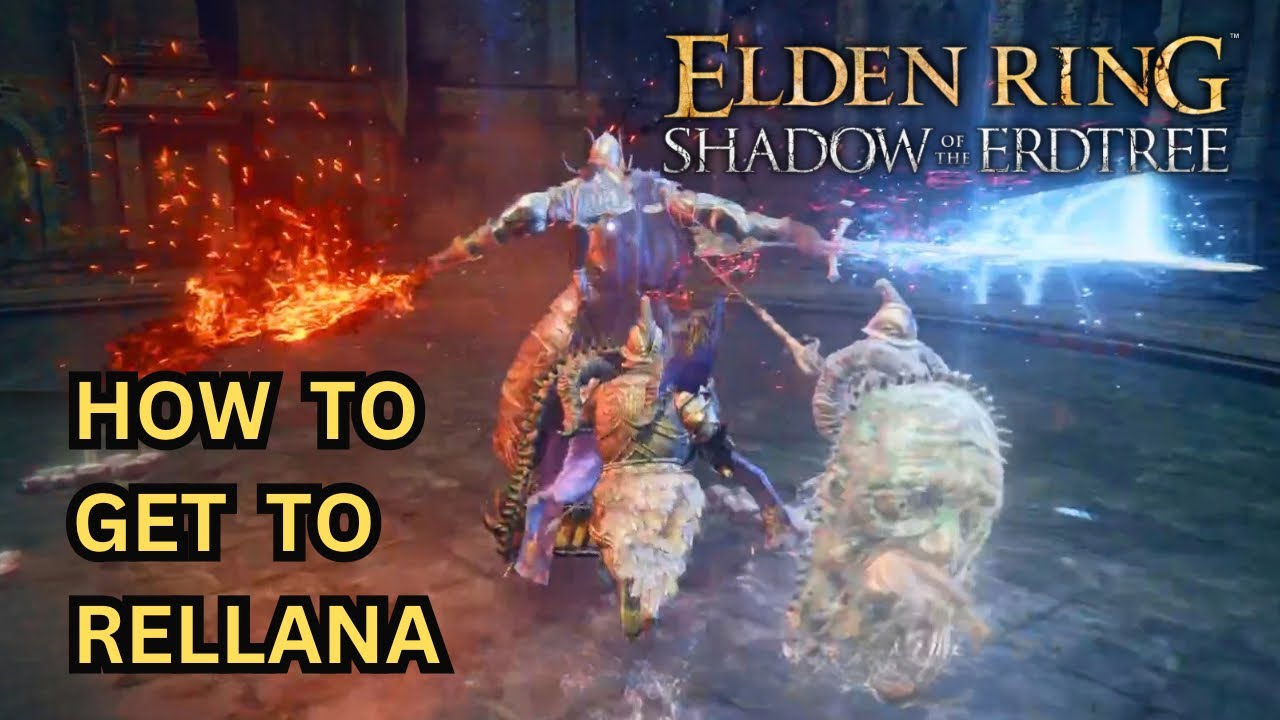 ELDEN RING DLC How to Get to Rellana Twin Moon Knight - Rellana Location