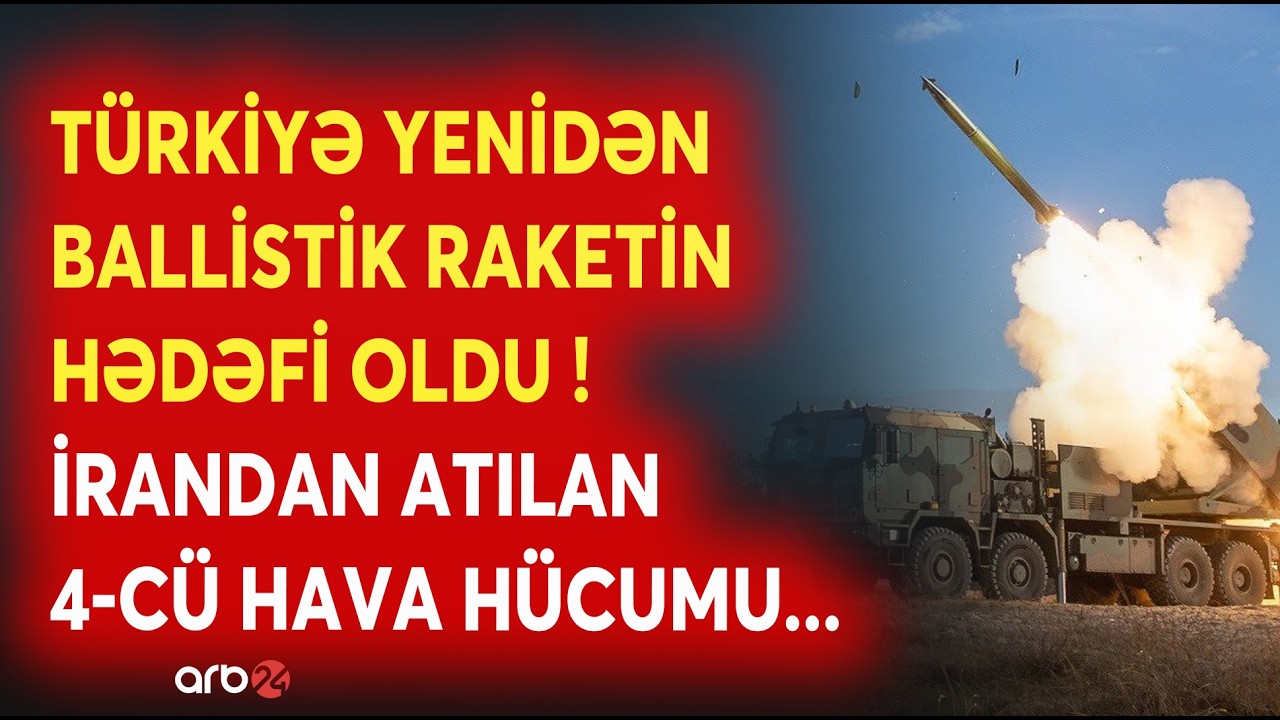 T&uuml;rkiyə YENİDƏN HƏDƏF OLDU - İranın atdığı RAKETİ NATO VURDU - Tehrana SƏRT XƏBƏRDARLIQ...