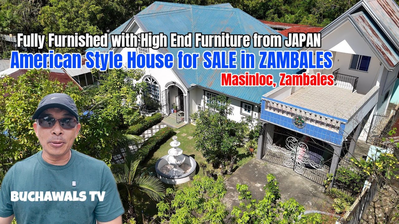 Fully Furnished House for Sale in Masinloc | With Some  High End Japanese Furniture