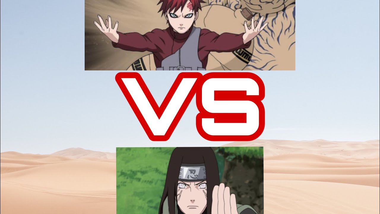 Gaara vs Neji hyuga le combat ULTIME