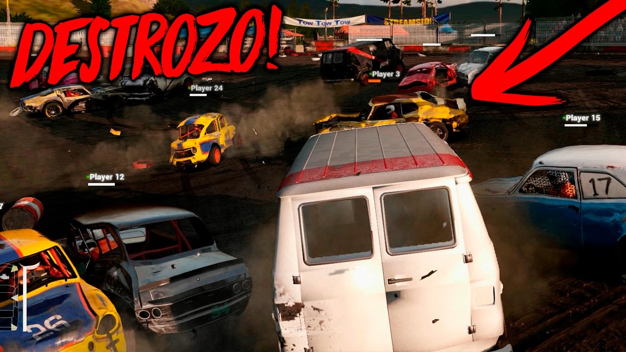 LA FURGONETA DEL CAOS EN DERBI DEMOLITION! EL JUEGO MAS BESTIAL DE COCHES!