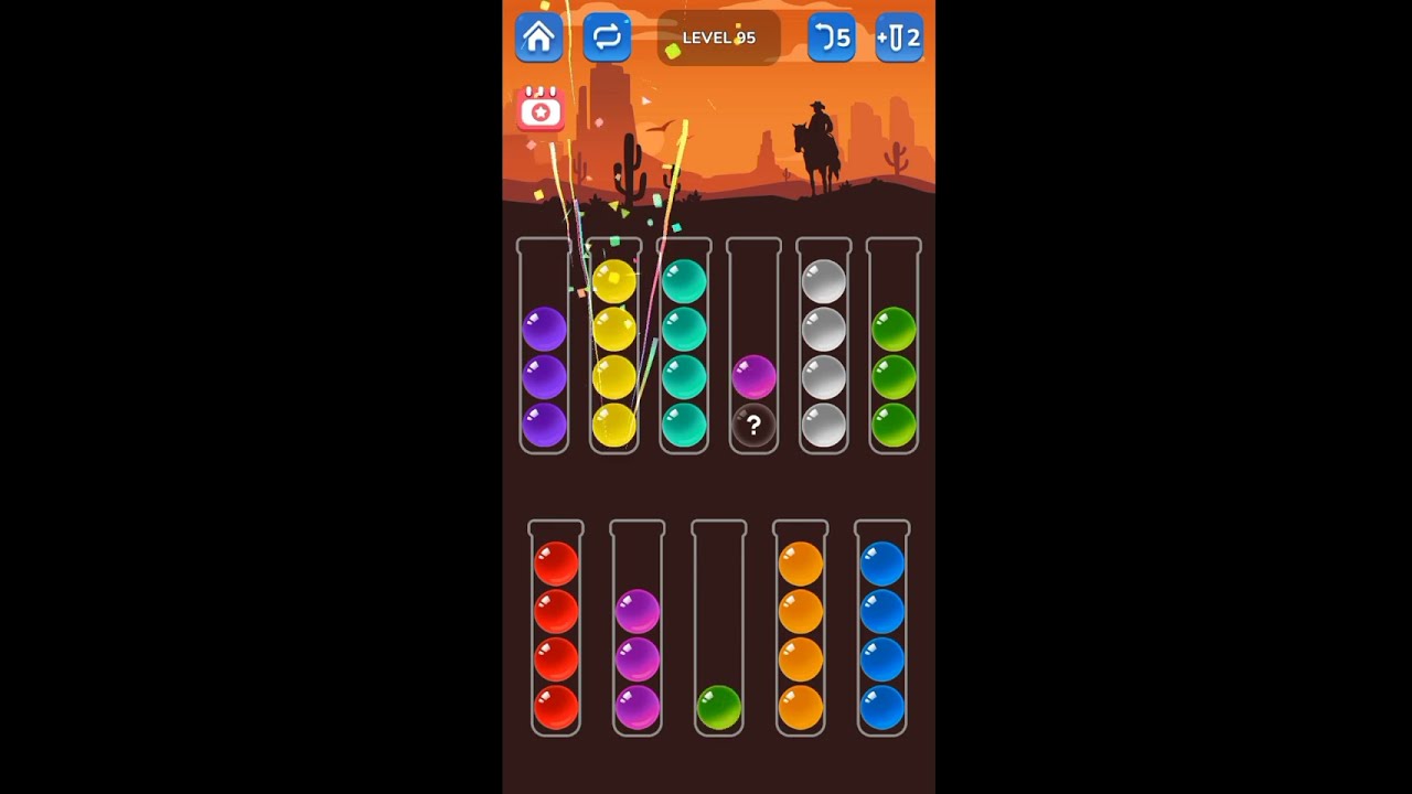 Ball sort level 95/96/97/98/99