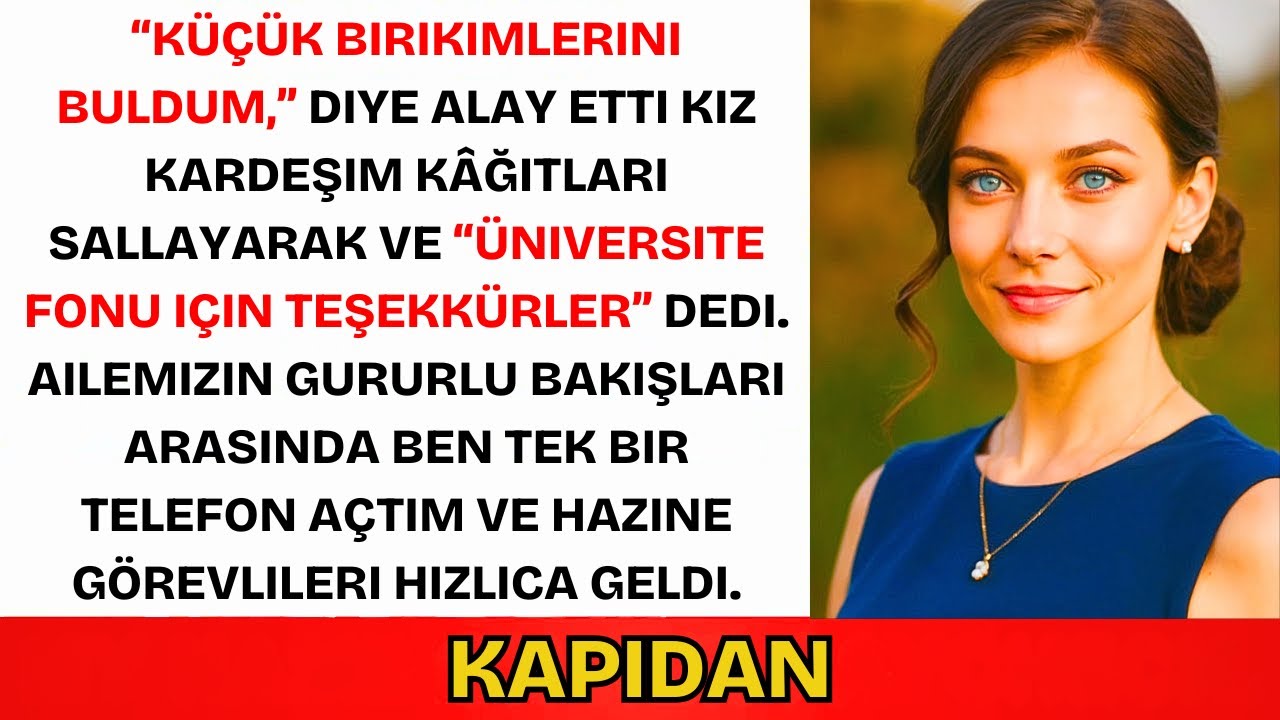 Kız Kardeşim Hesabımı Boşalttı — İçinde 17.000.000 TL Birikimim Vardı...