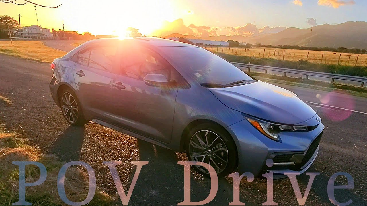 Driving an 2020-2022 TOYOTA COROLLA MANUAL TRANSMISSION, POV Drive