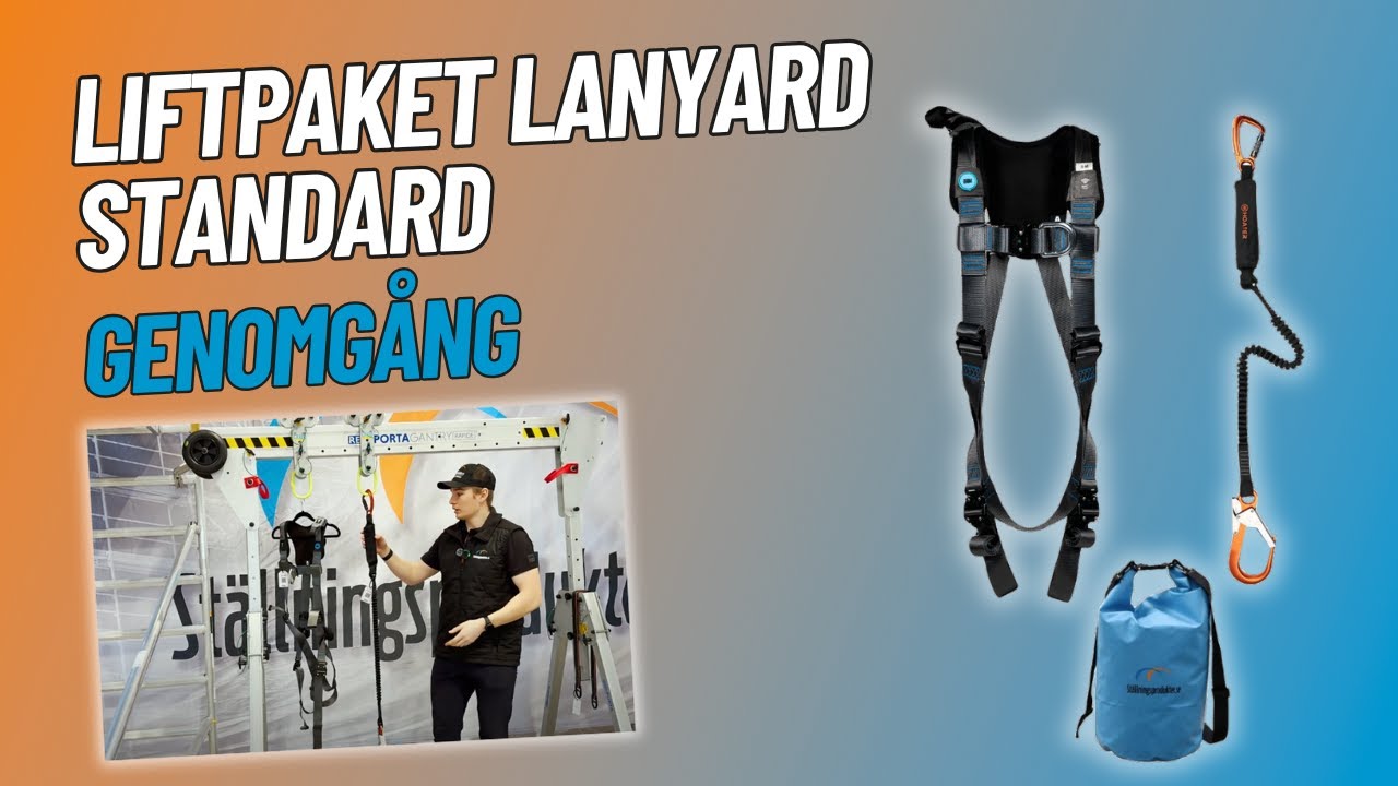 Liftpaket med Lanyard Standard - Full genomgång