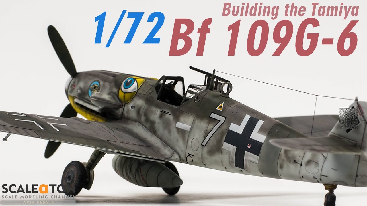 Сборка масштабной модели самолета Tamiya Bf 109G-6 в масштабе 1/72