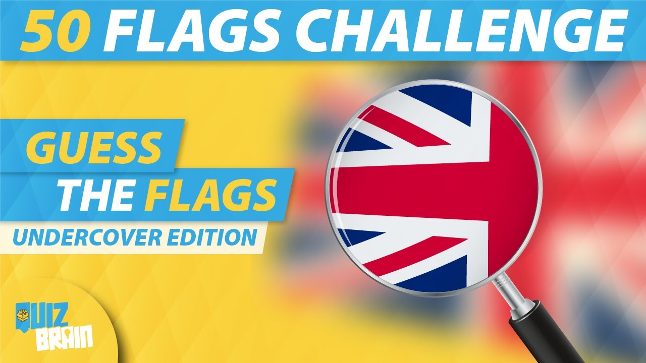 Can You Guess the Flags? 🚩🕵️‍♂️ | Undercover Flag Challenge