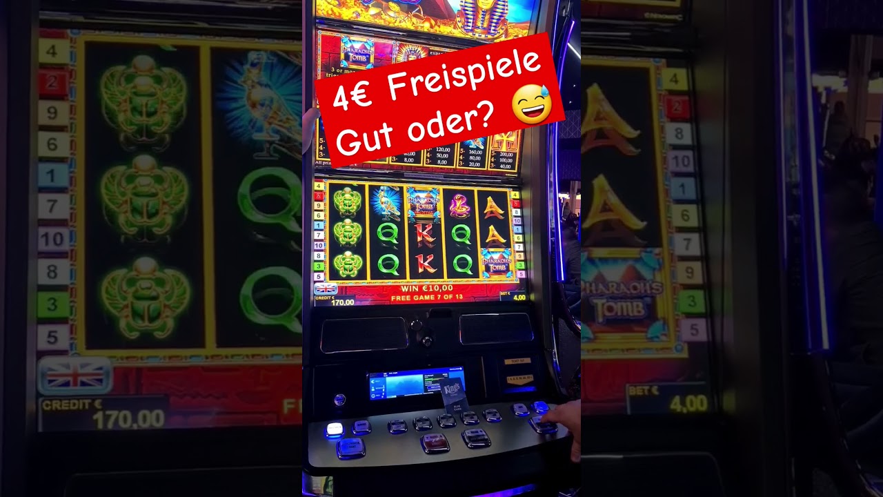4&euro; Freispiele Novoline 🎰 #casino #spielbank #spielothek #spielhalle #bookofra #merkur #slots #risiko
