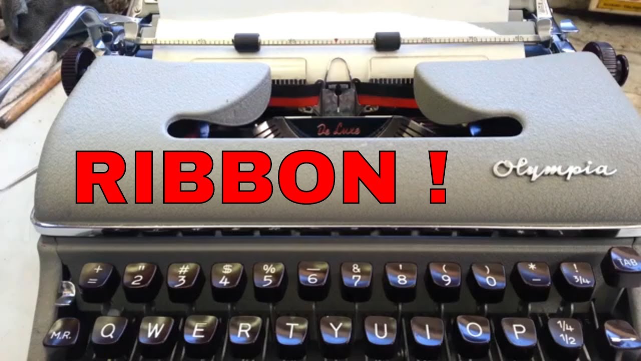 Olympia SM-3 Typewriter Ribbon Lift Adjustment Cuts Off