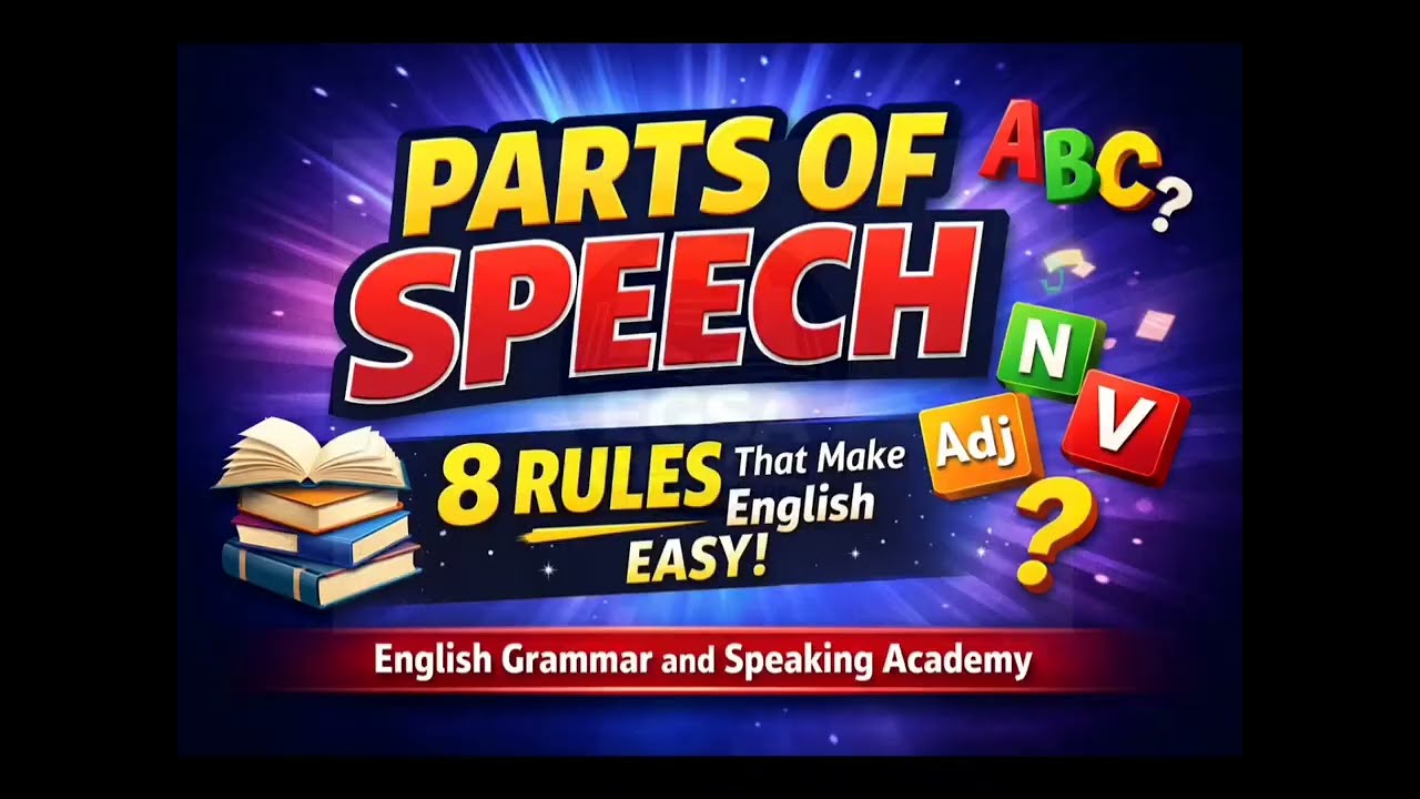 Parts of Speech | English Grammar | Complete Urdu Explanation.