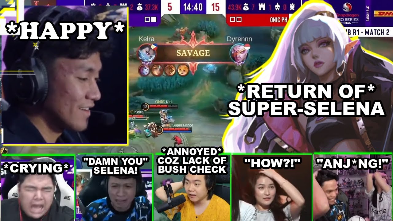 (ENG SUB) INDONESIAN STREAMERS REACT TO SELENA PICK BY ONIC PH!!!