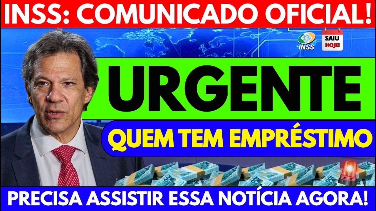 🔴INSS ANUNCIA: Quem tem EMPRÉSTIMOS em 2026 PRECISA ver isso [URGENTE]