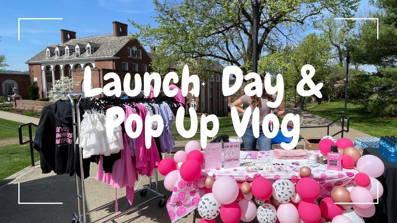 SEVEN SUMMERS BOUTIQUE / Launch Day & Pop Up Vlog