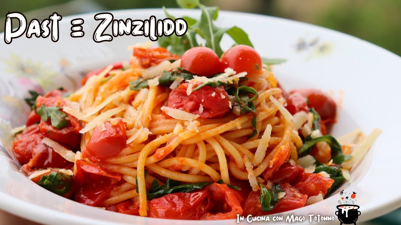 PASTA E ZINZILIDD con RUCOLA - Il primo che tutti ne escono PAZZI - Ricetta Calabrese