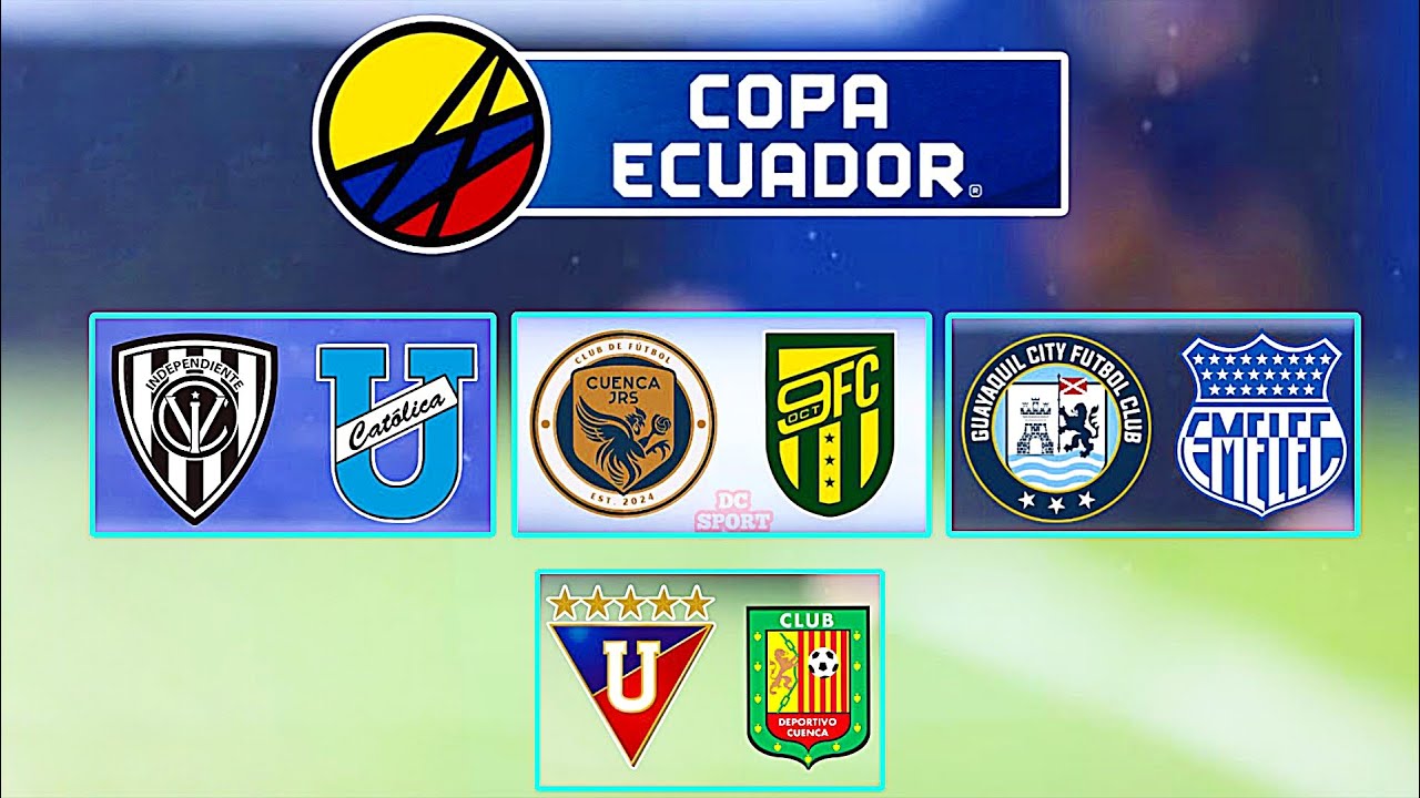 Calendario Cuartos de Final de la Copa Ecuador 2025