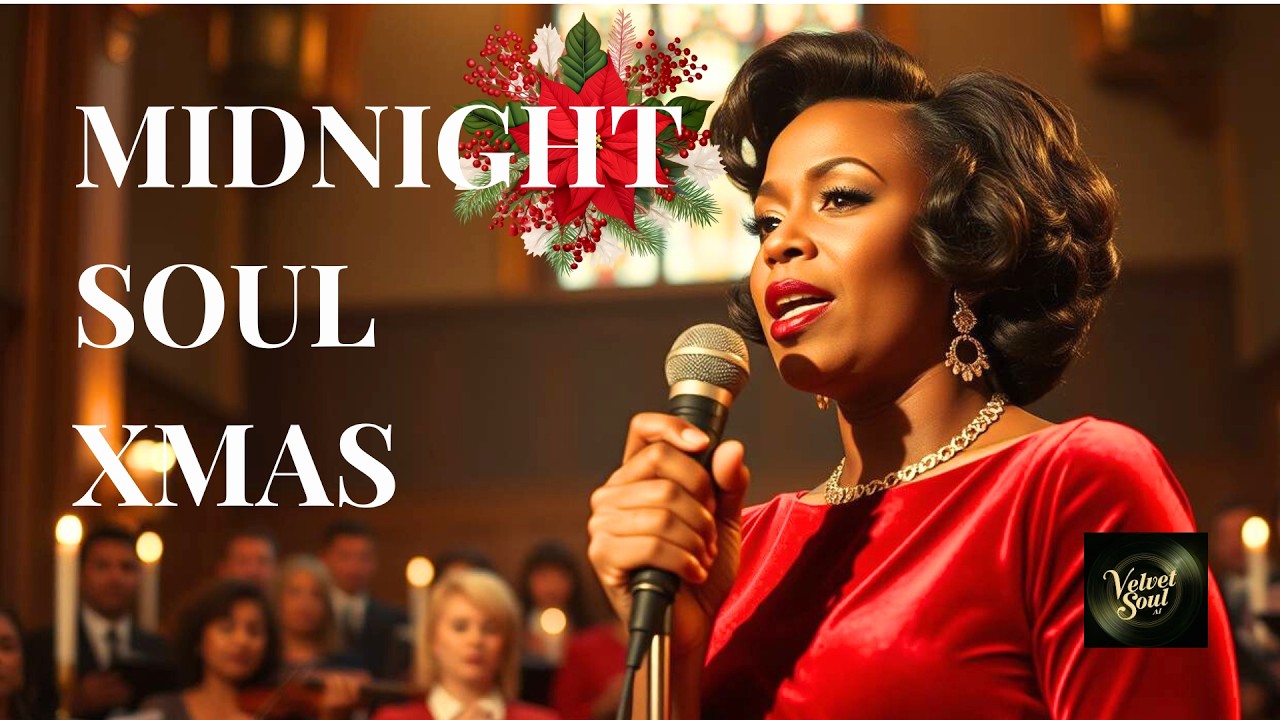 Midnight Soul Christmas – 1 Hour of Vintage Gospel & Soulful Holiday Magic (1960s Style)