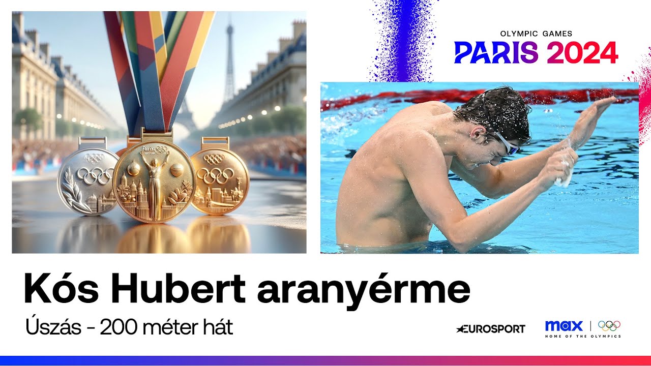 Olimpia 2024 | Kós Hubert aranyérme 200 háton