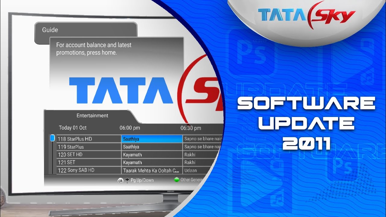Tata Sky HD Set Top Box Software Update 2011 Version | #tatasky | #tataplay | #software .