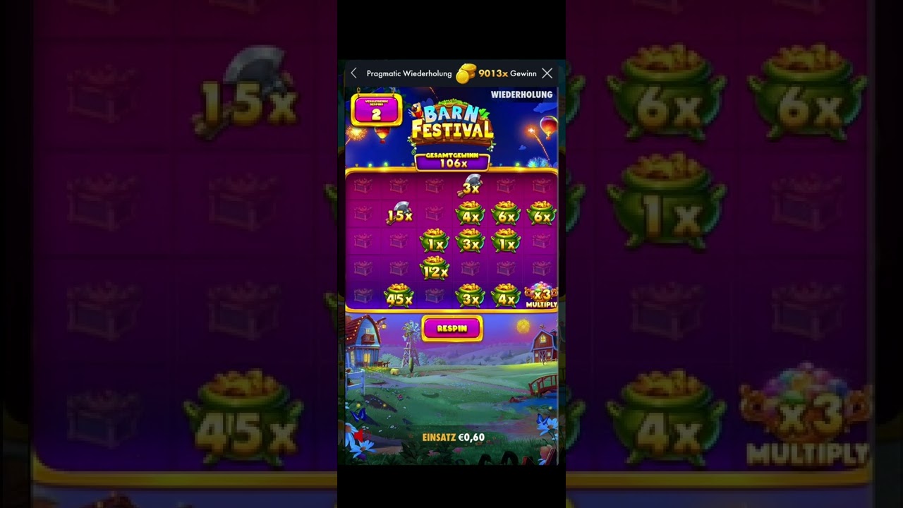 Barn Festival  slot Mega win x9000