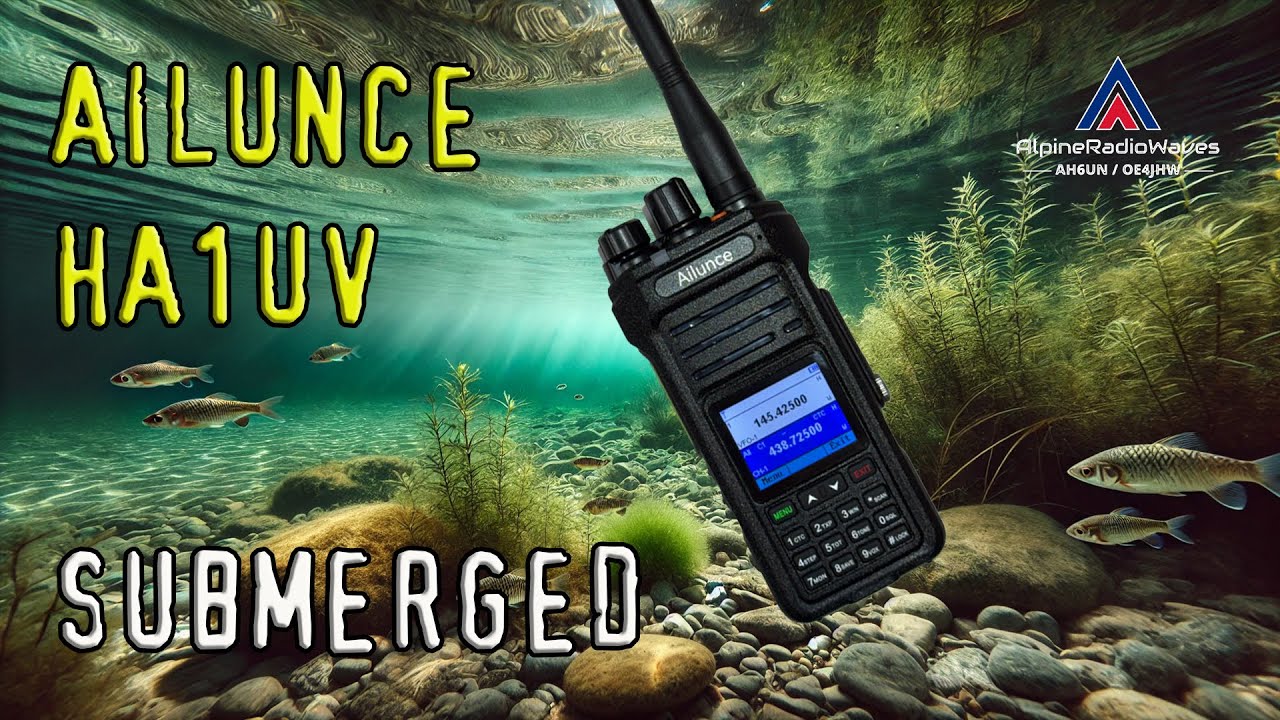 Retevis Ailunce HA1UV submerged - IP67 - 30 min at a depth of one meter? No tricks, no FX!