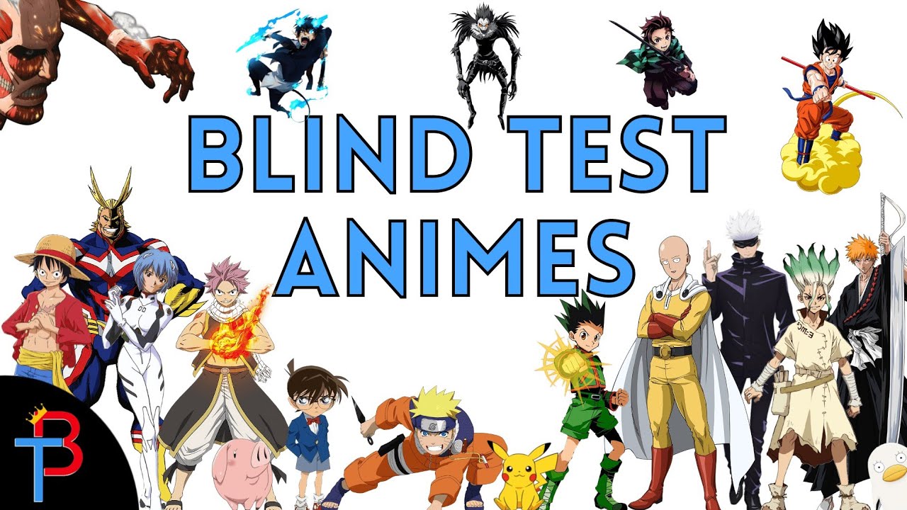 BLIND TEST ANIMES DE 100 EXTRAITS (TOUTES GÉNÉRATIONS)