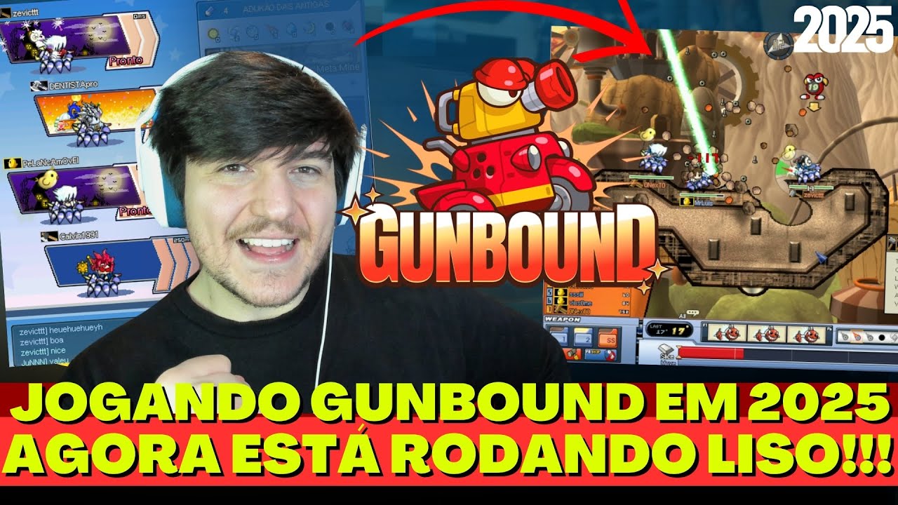 JOGANDO GunBound 2025 TÁ RODANDO LISO AGORA E EU ESTOU VICIADO !!