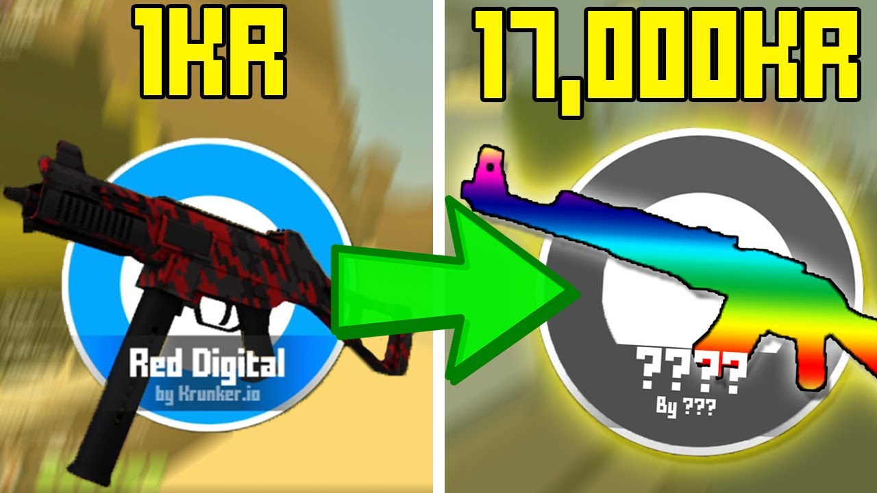 Trading Up a BLUE to a CONTRABAND in 1 HOUR *CHALLENGE* - Krunkerio Trading System Challenge