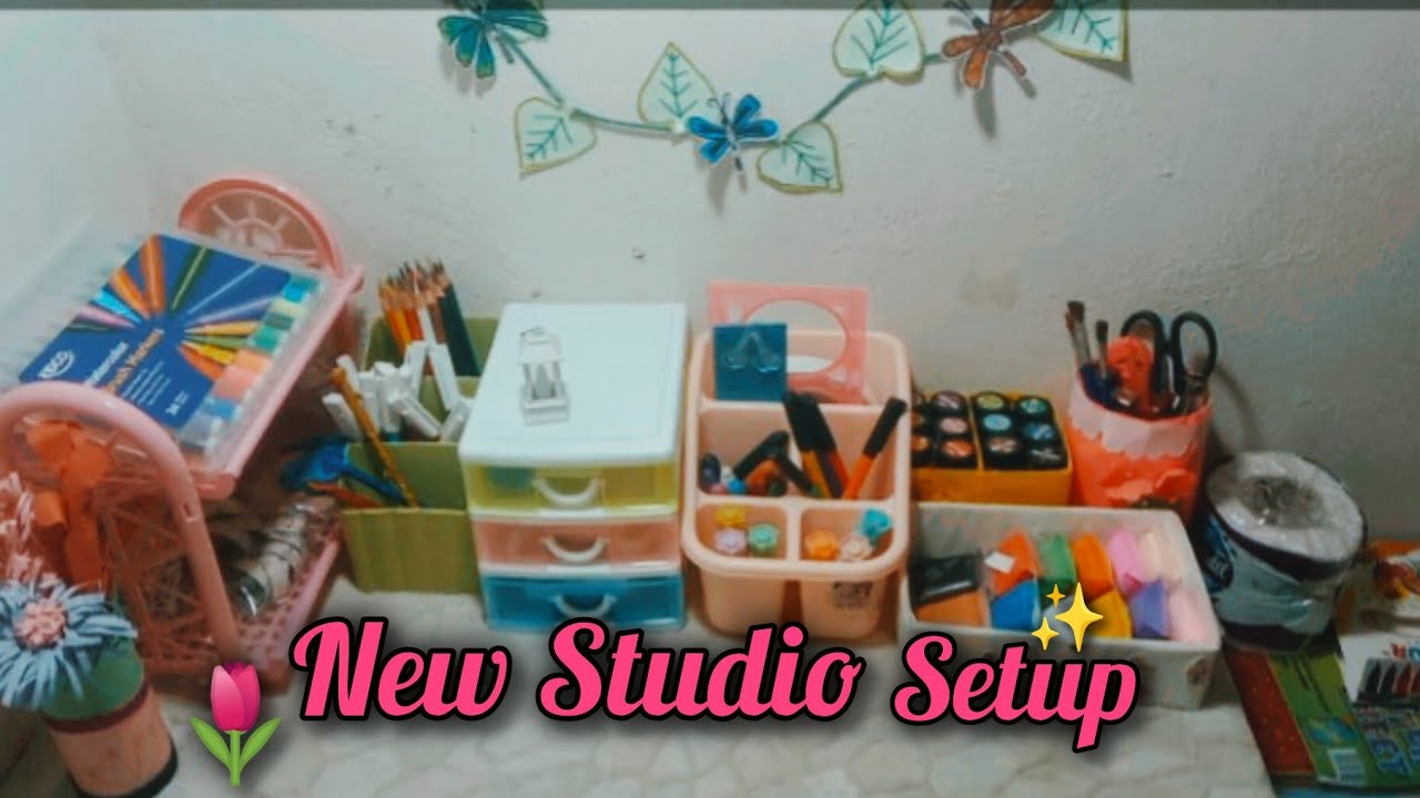 Finally My new Studio setup 🌝🙃#anzalnacraftgallery #newstudio#Beautiful plslike Share and Subscribe😁