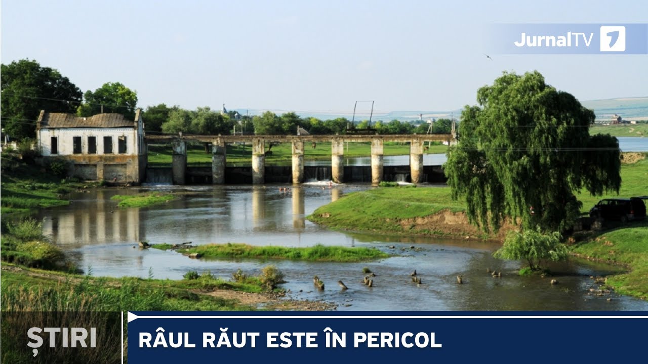 În Vadul Leca, r. Telenești, din cauza unei Hidrocentrale, a secat o porțiune a râului Răut