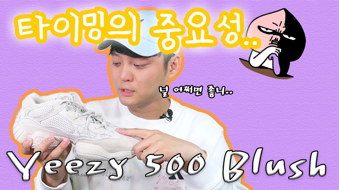 2달 만에 배송된 이지 500 블러시 (사막쥐) , Yeezy 500 blush DR Review!!