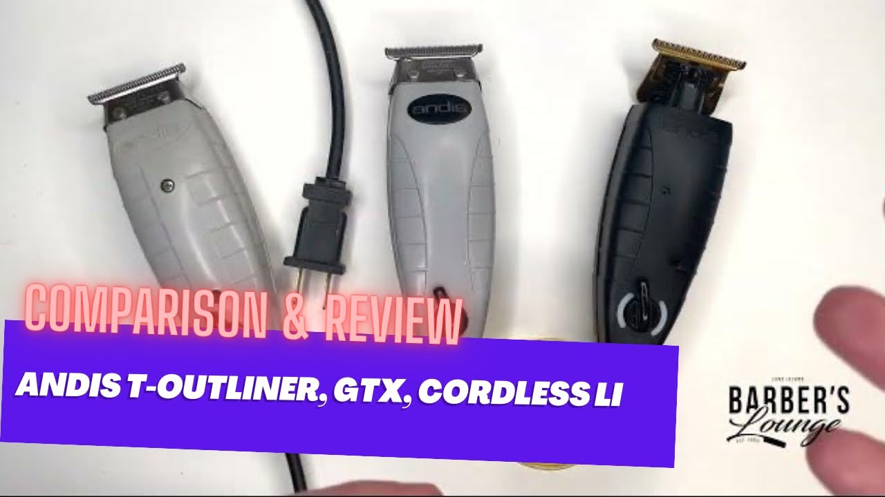 💈 СРАВНЕНИЕ И ОБЗОР триммеров Andis Corded, Cordless LI и Cordless GTX EXO T-Outliner 🥊