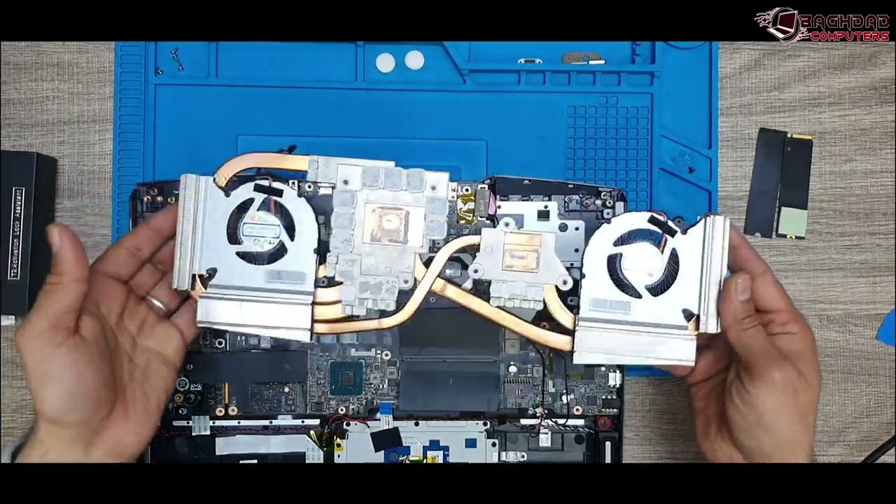 Full disassembly Msi Ge66 raider RTX 2080