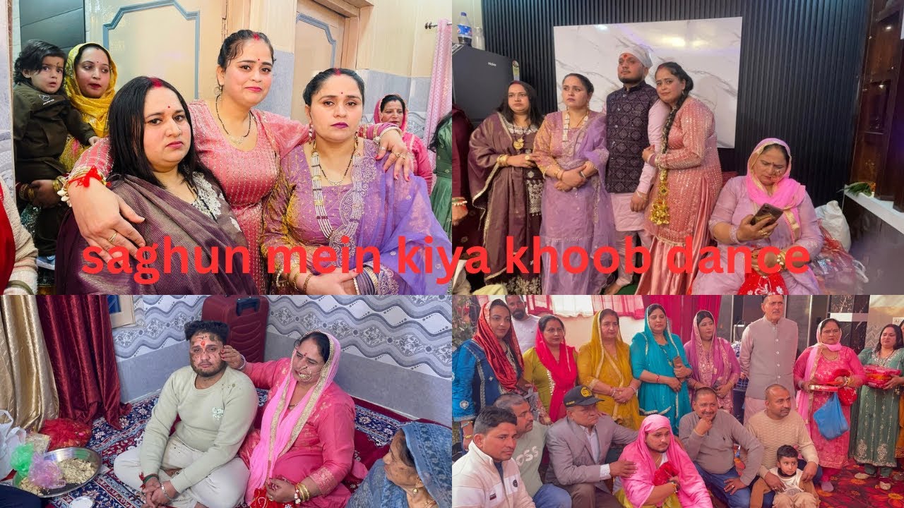 Shagun vlog 🕺saghun mein kiya sabhi sisters ne  ek jaisa dress wear