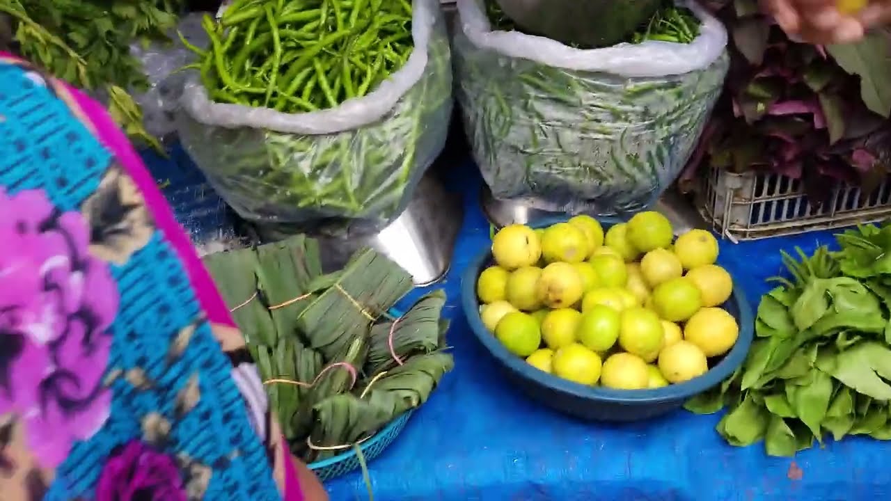 Orlem market (Malad West) vegetable, fish, fruit, chicken... monsoon 2022 (raw unedited video)