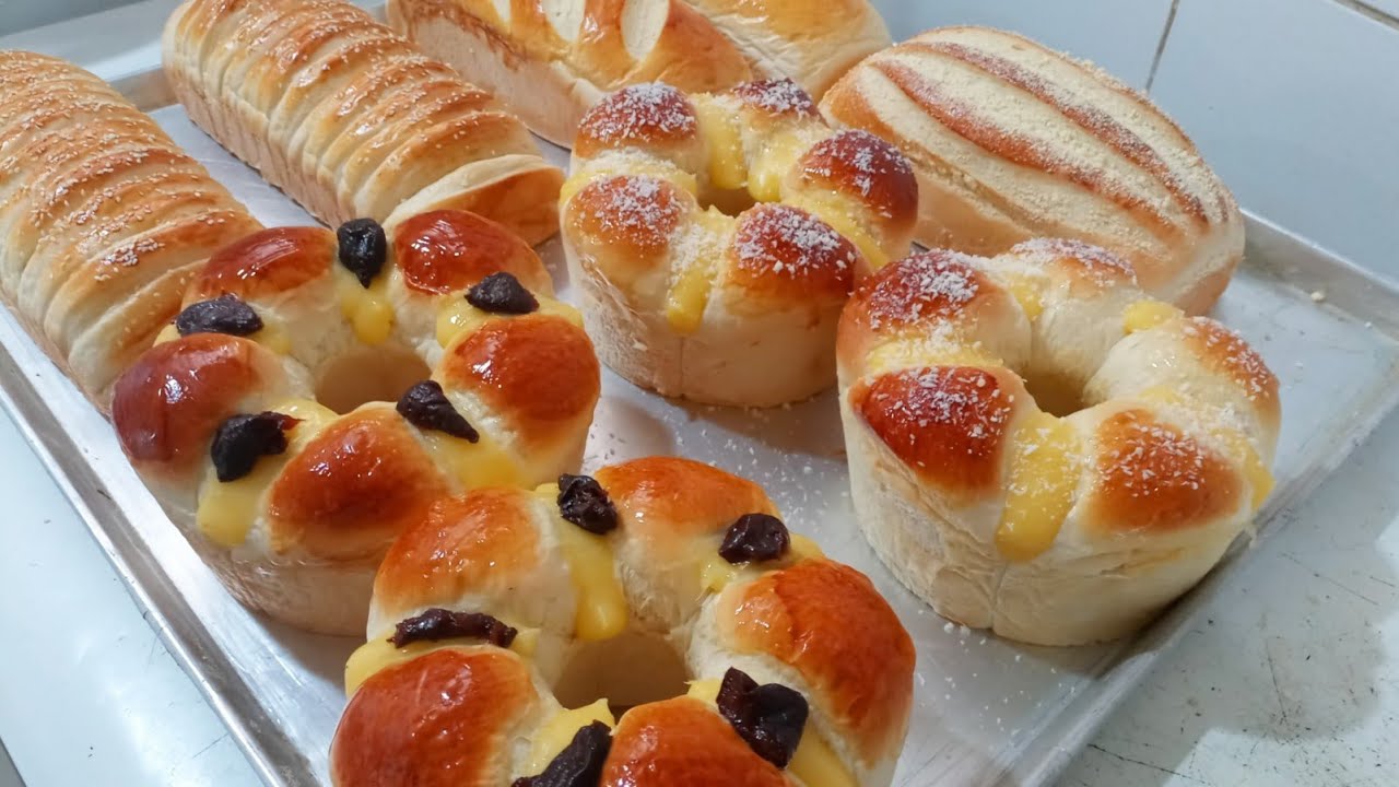como fazer três ou + modelos de pães especiais na padaria