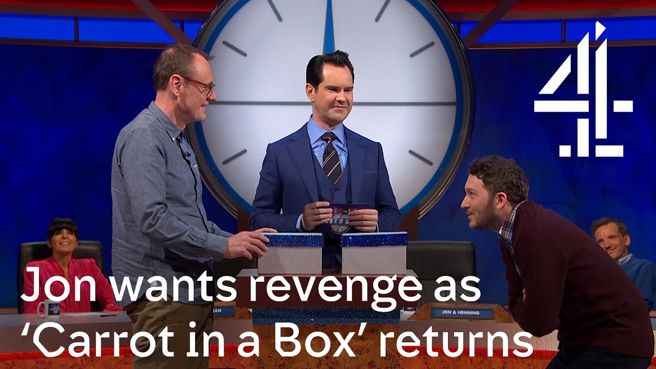 Jon wants REVENGE against Sean Lock as &lsquo;Carrot in a Box&rsquo; RETURNS | 8 Out of 10 Cats Does Countdown