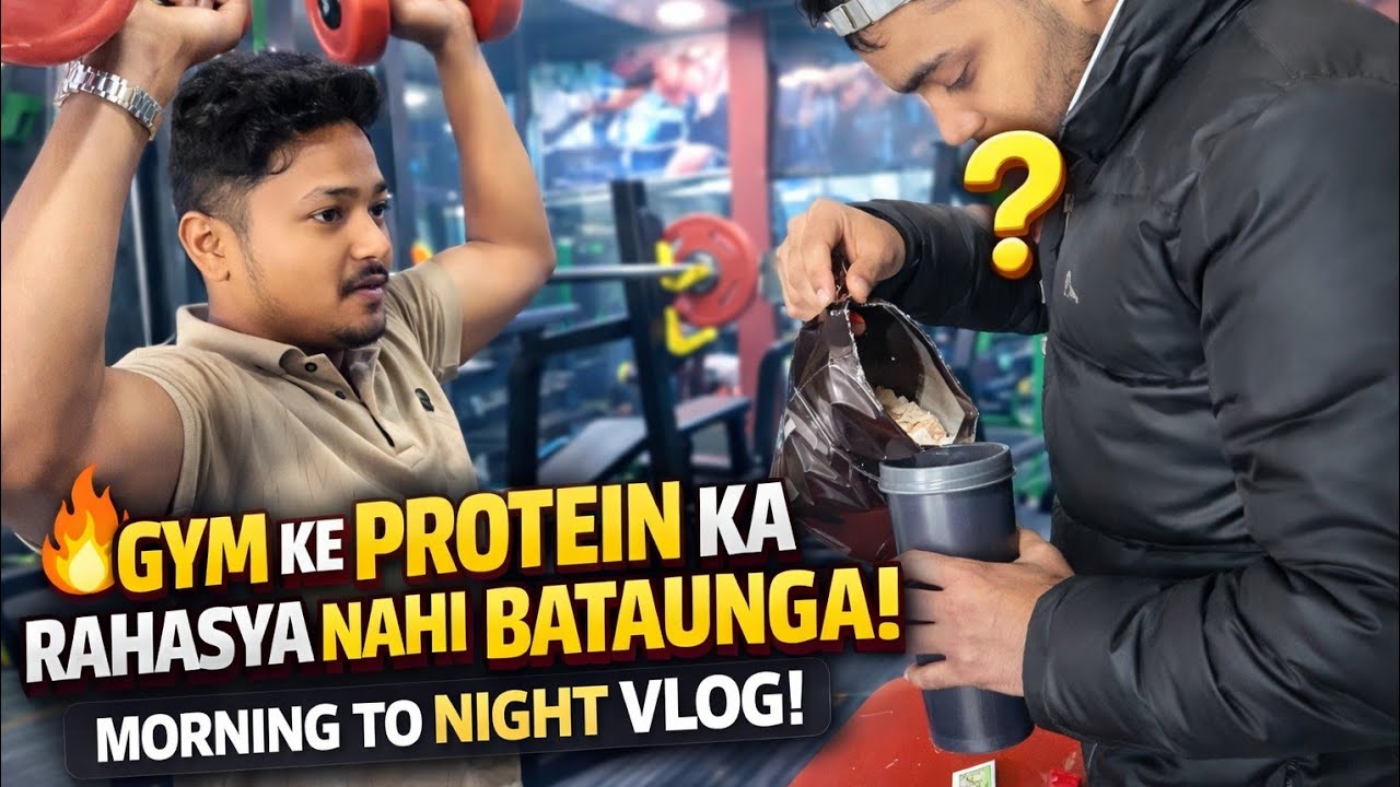 Gym Protein Secret 😮 | Subah Se Raat Tak Complete Fitness Vlogs | 🌄Morning To Night Vlogs🌃