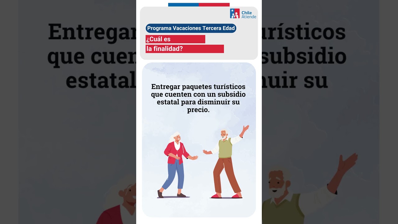 Programa vacaciones tercera edad de Sernatur. #shorts #ChileAtiende