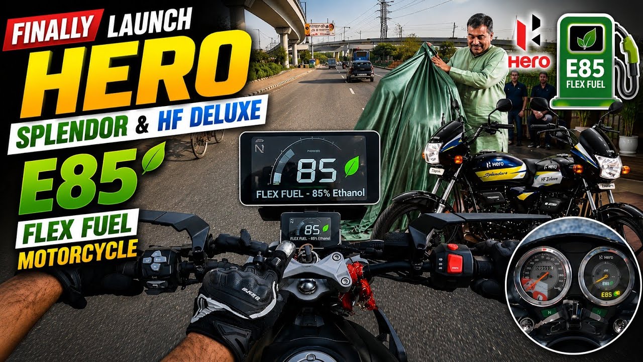 😱 Went to Check Out Hero's E85 Flex Fuel Bike | Is This Going to Change the Future of Petrol?