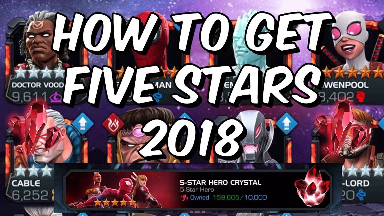 How To Get Five Star Champions 2018 - Five Star Shard Farming Guide - Marvel Contest Of Champions